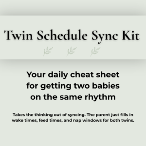 Twin Schedule Sync Kit